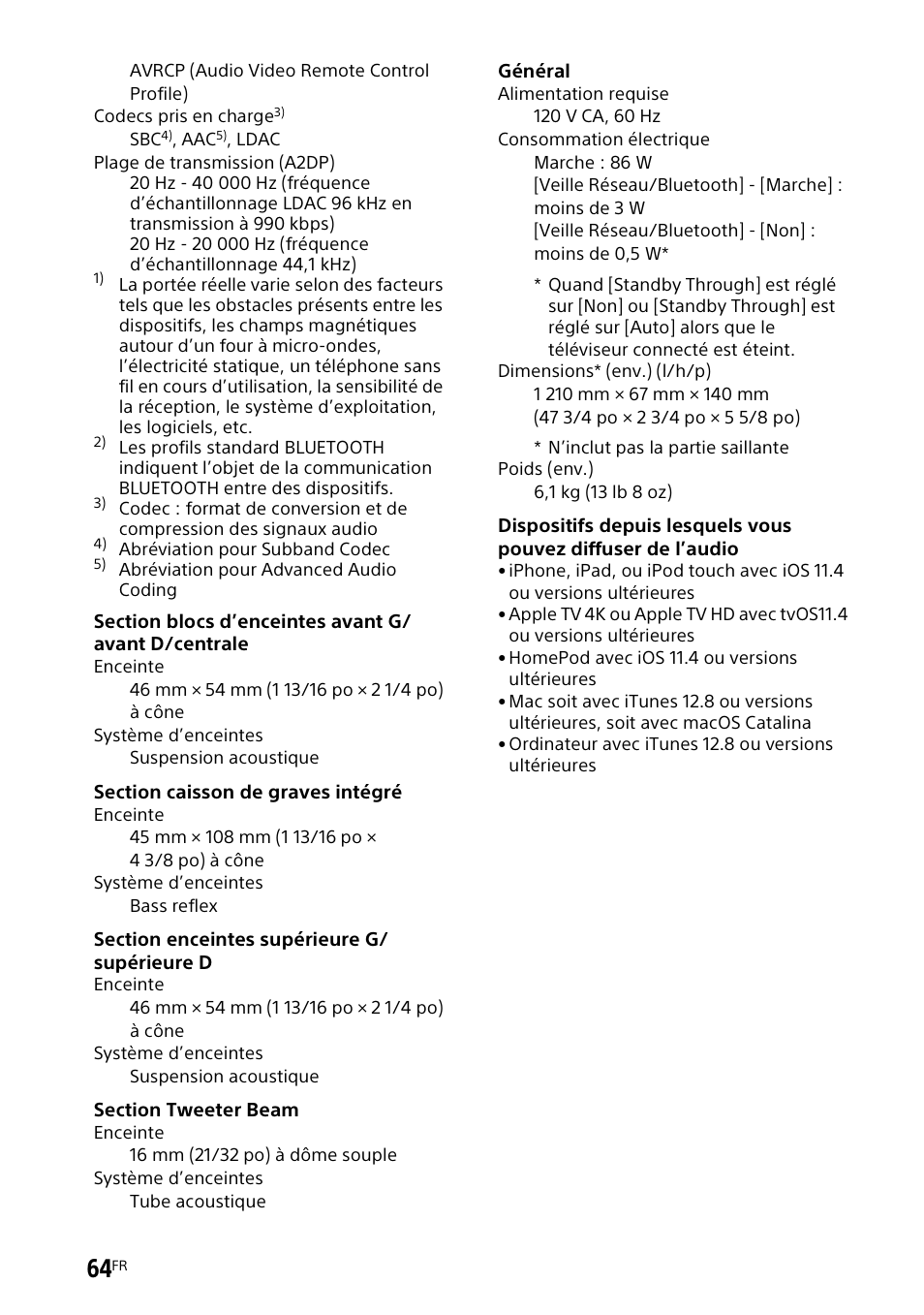 Sony UBP-X700M HDR 4K UHD Network Blu-ray Disc Player User Manual | Page 134 / 226