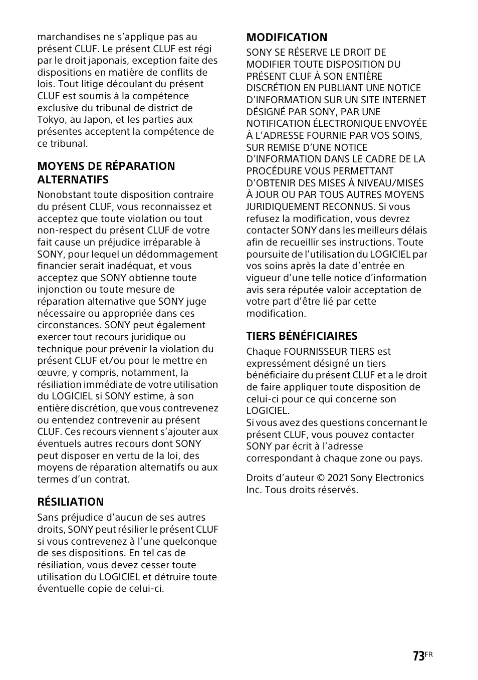 Sony UBP-X700M HDR 4K UHD Network Blu-ray Disc Player User Manual | Page 143 / 226