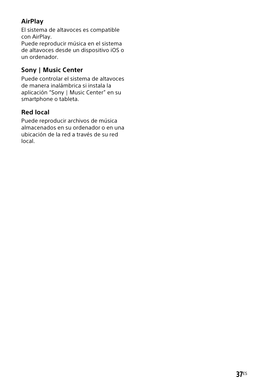 Sony UBP-X700M HDR 4K UHD Network Blu-ray Disc Player User Manual | Page 185 / 226