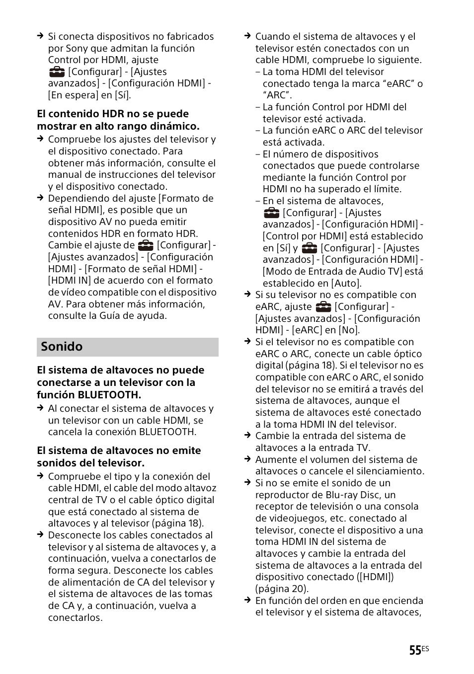 Sonido | Sony UBP-X700M HDR 4K UHD Network Blu-ray Disc Player User Manual | Page 203 / 226