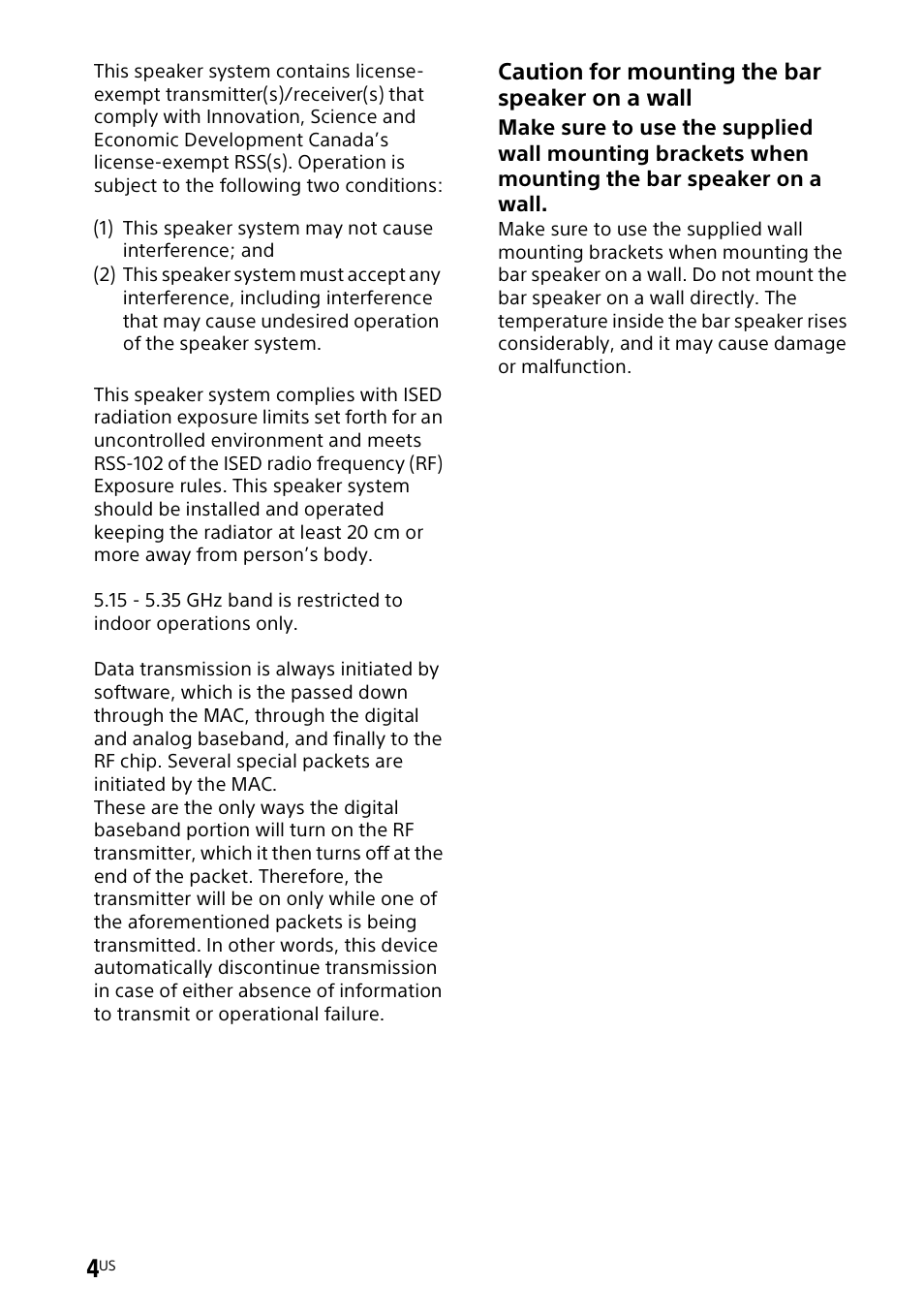 Sony UBP-X700M HDR 4K UHD Network Blu-ray Disc Player User Manual | Page 4 / 226