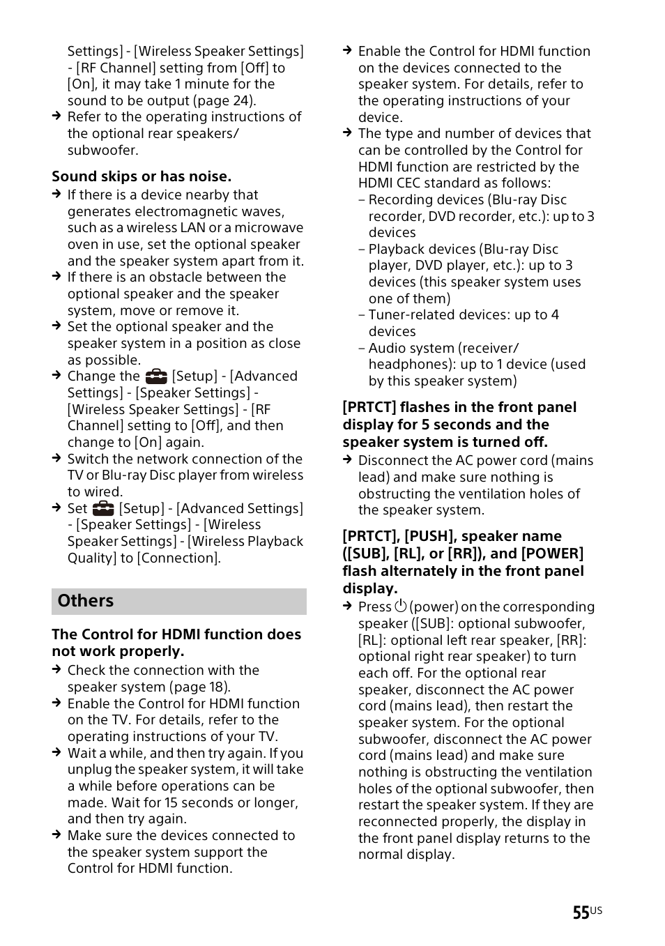 Others | Sony UBP-X700M HDR 4K UHD Network Blu-ray Disc Player User Manual | Page 55 / 226