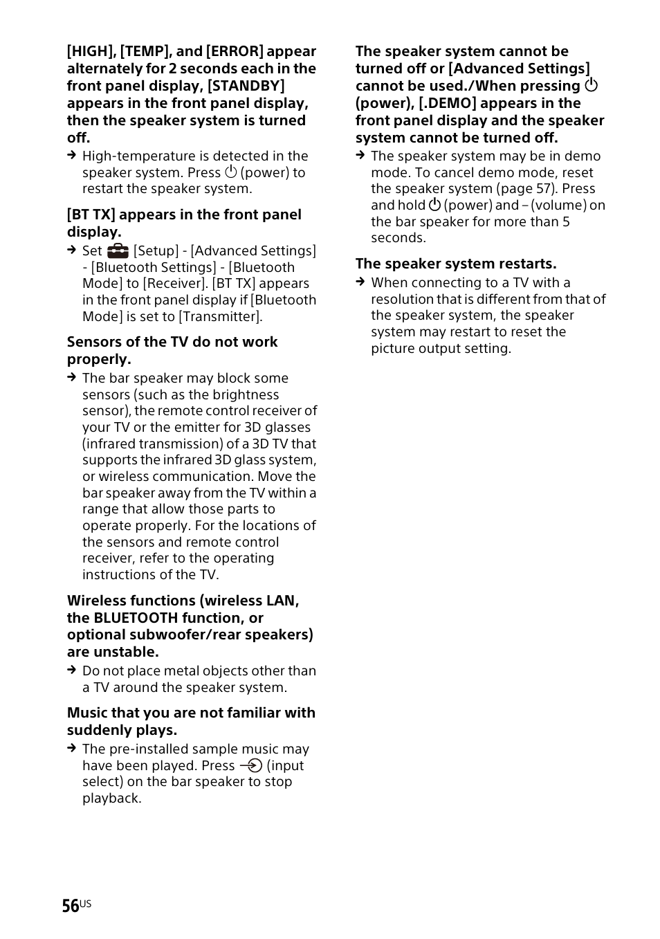 Sony UBP-X700M HDR 4K UHD Network Blu-ray Disc Player User Manual | Page 56 / 226