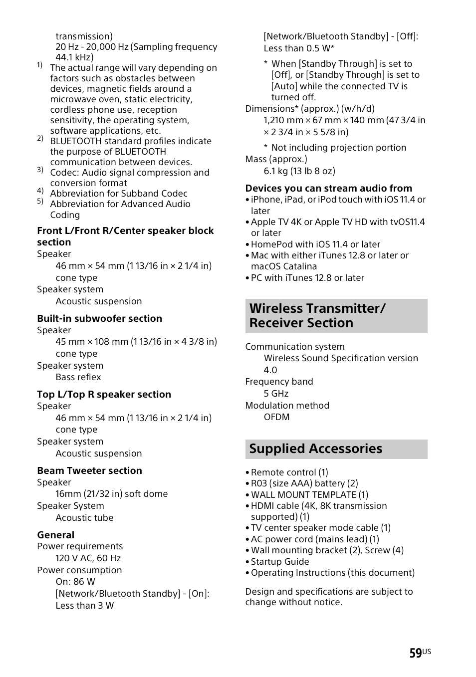 Sony UBP-X700M HDR 4K UHD Network Blu-ray Disc Player User Manual | Page 59 / 226
