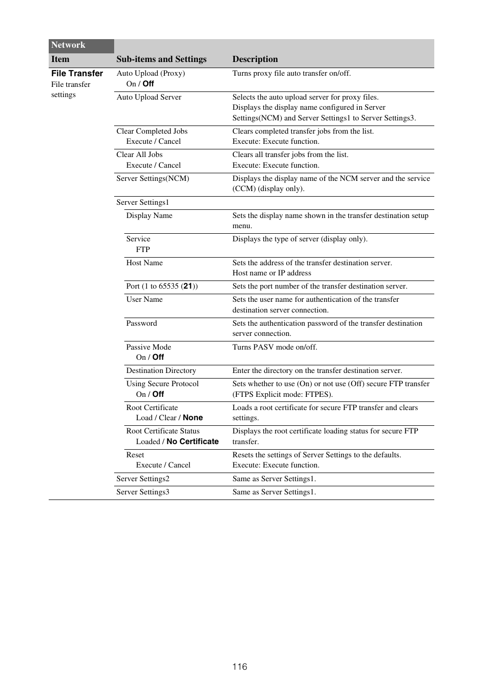 Sony XDCA-FX9 Extension Unit for PXW-FX9 Camera User Manual | Page 116 / 154