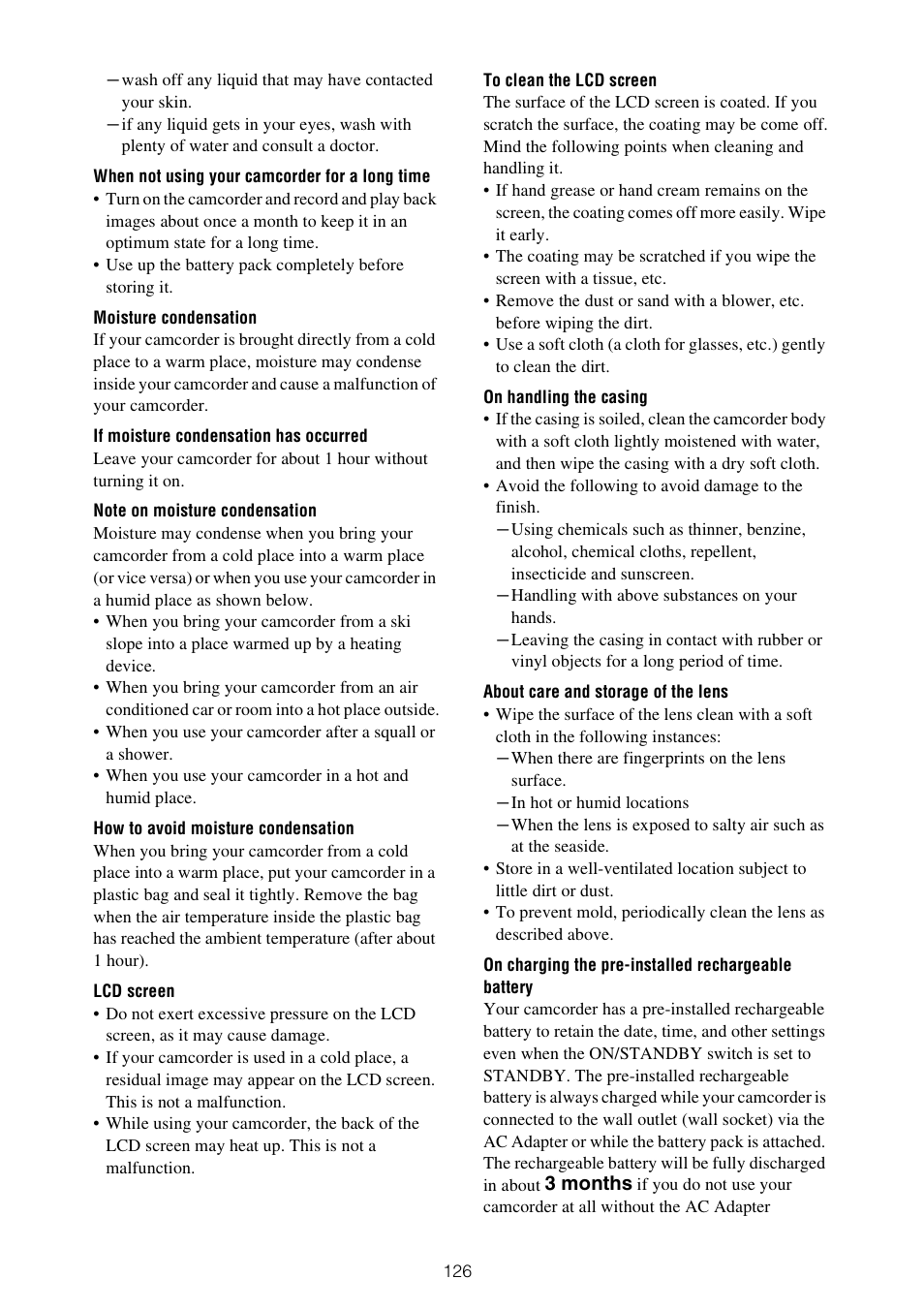 Sony XDCA-FX9 Extension Unit for PXW-FX9 Camera User Manual | Page 126 / 154