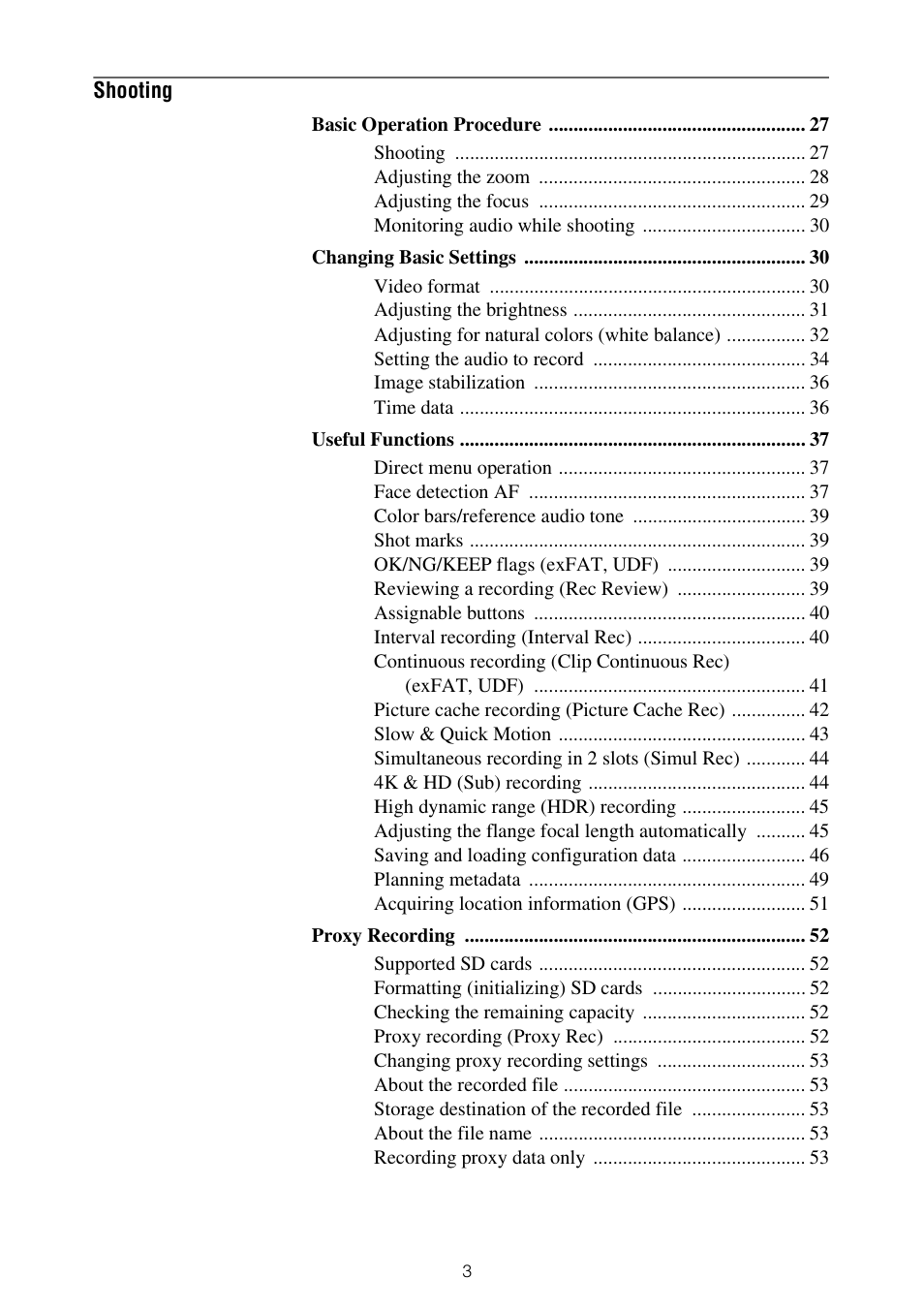 Sony XDCA-FX9 Extension Unit for PXW-FX9 Camera User Manual | Page 3 / 154