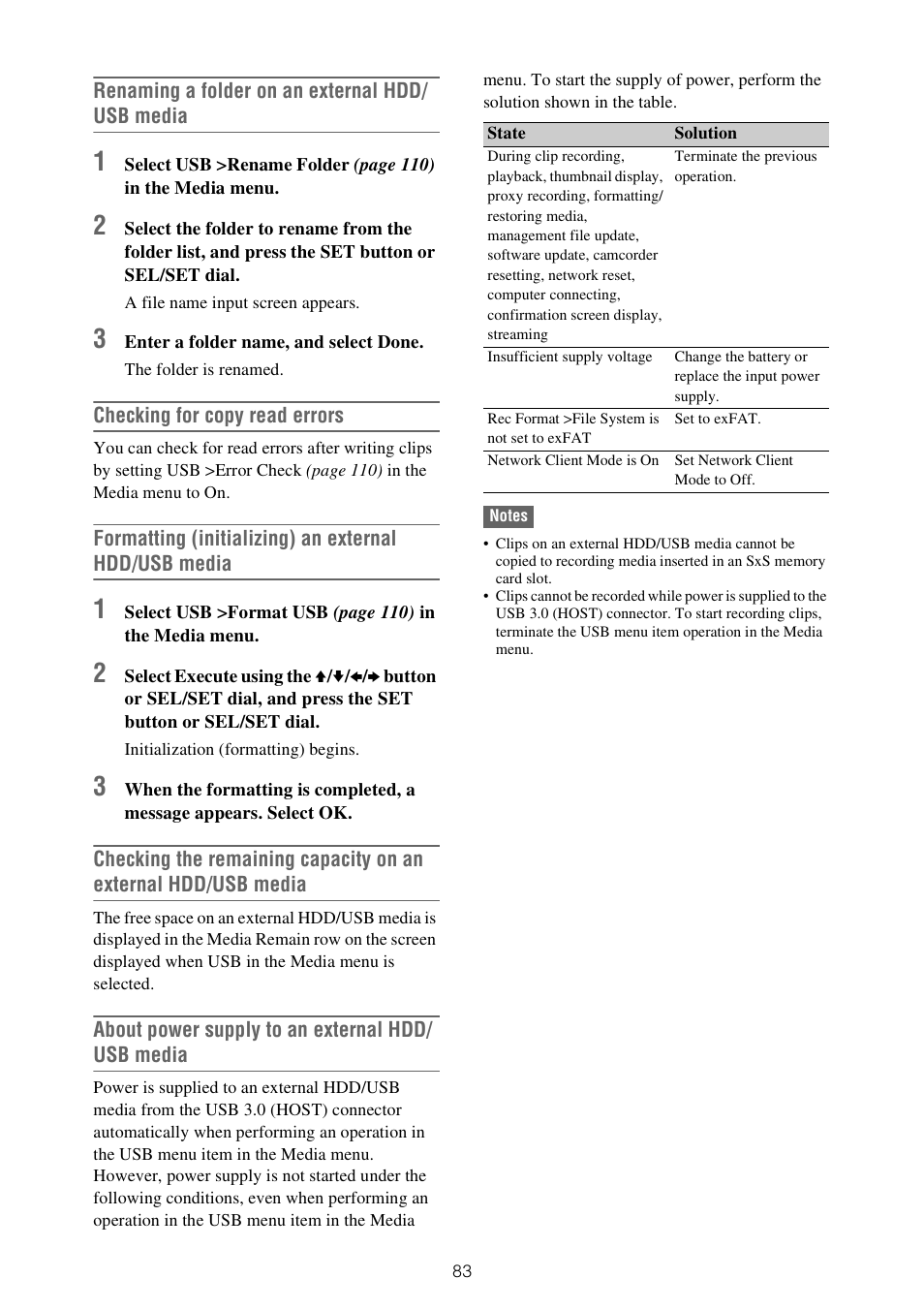 Sony XDCA-FX9 Extension Unit for PXW-FX9 Camera User Manual | Page 83 / 154