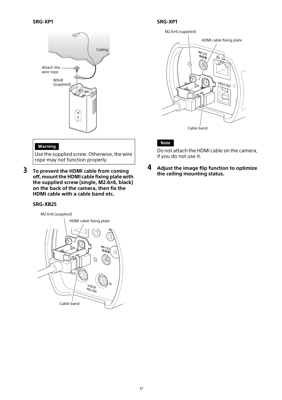 Sony HDVF-EL30 0.7" FHD OLED Viewfinder with 3.5" Display for 4K/HD Cameras User Manual | Page 17 / 73