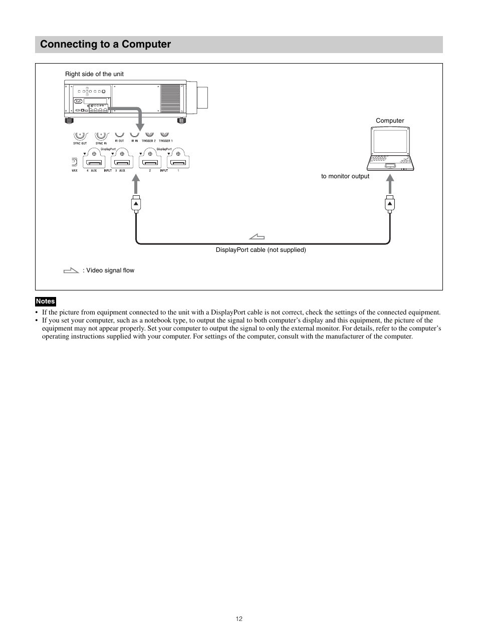 Connecting to a computer | Sony All-in-One PXW-Z280 Camera Transport Kit with Accessories User Manual | Page 12 / 49