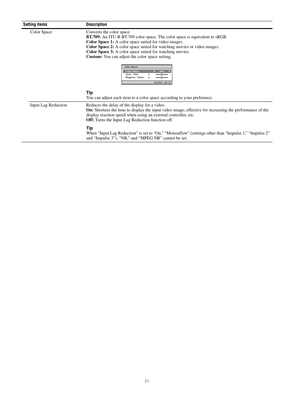 Sony All-in-One PXW-Z280 Camera Transport Kit with Accessories User Manual | Page 21 / 49