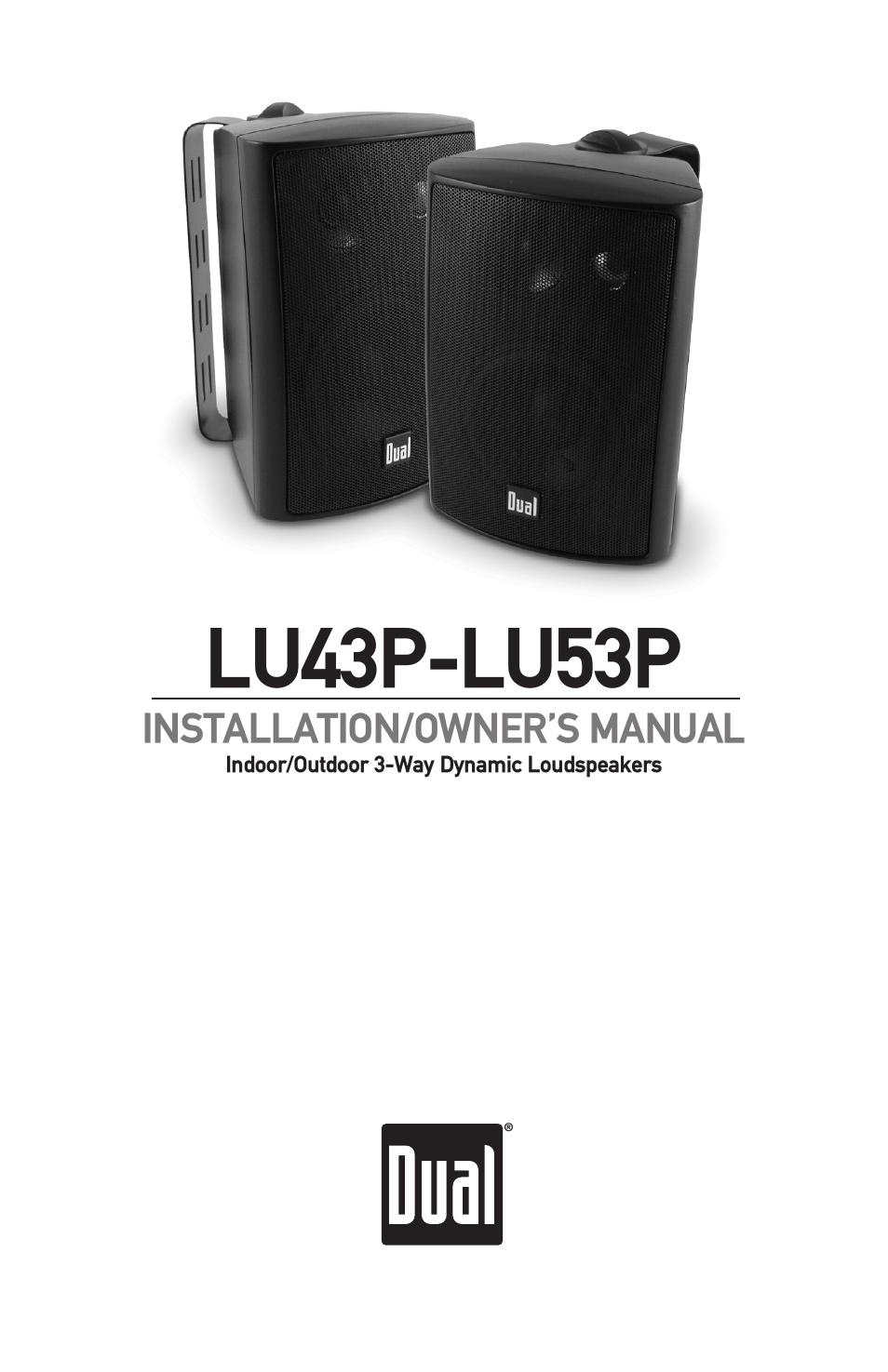 Dual LU53P User Manual | 8 pages