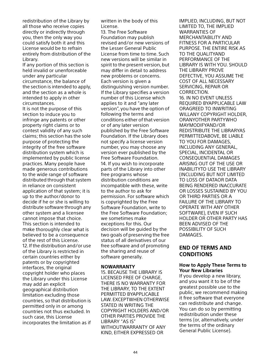 Sony ZRD-B12A Micro LED Video Wall Modular Display User Manual | Page 44 / 65