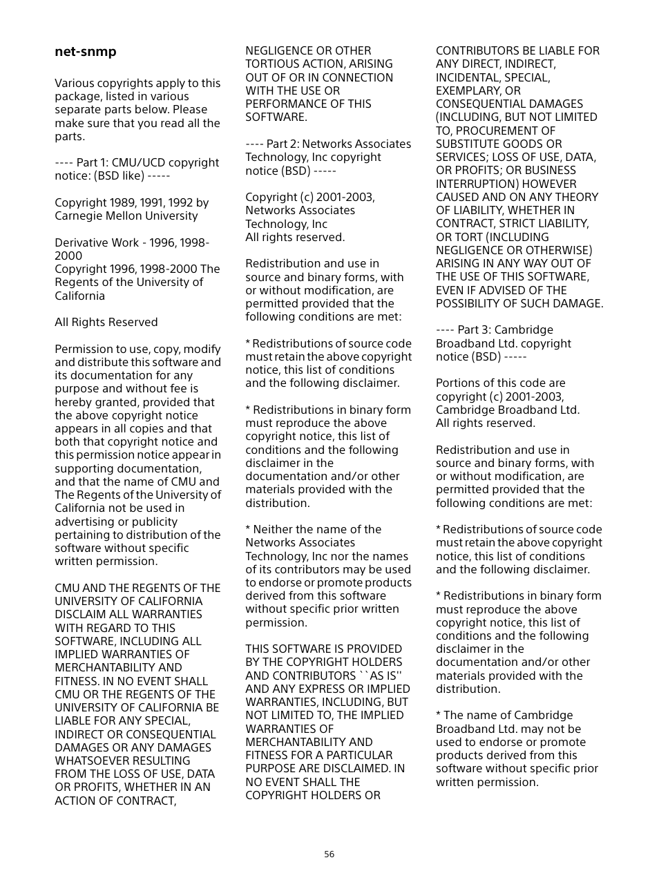 Sony ZRD-B12A Micro LED Video Wall Modular Display User Manual | Page 56 / 65