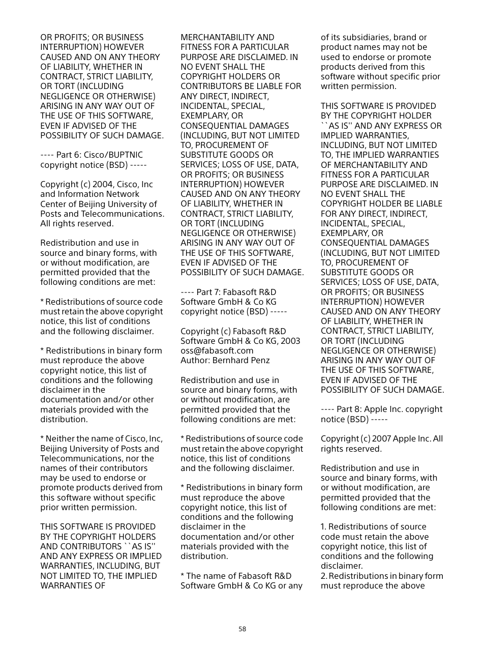 Sony ZRD-B12A Micro LED Video Wall Modular Display User Manual | Page 58 / 65