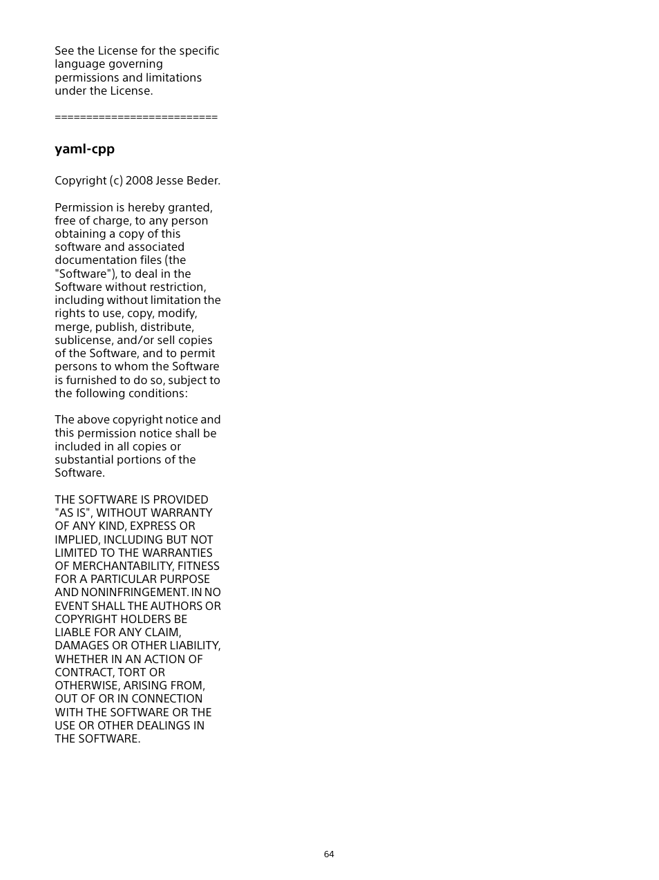 Sony ZRD-B12A Micro LED Video Wall Modular Display User Manual | Page 64 / 65