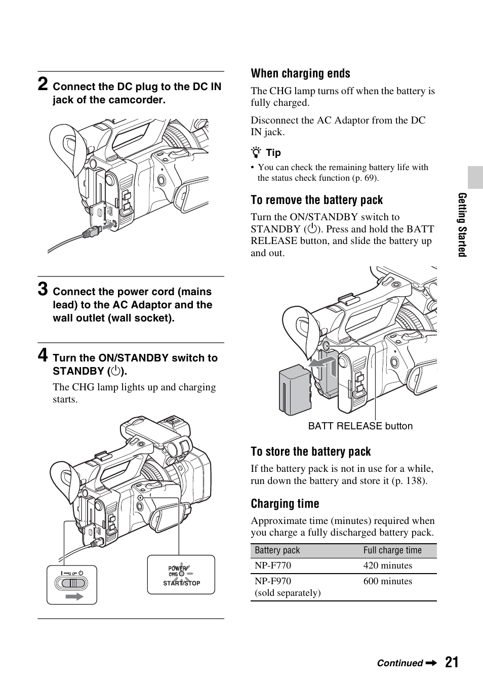 P. 21) | Sony BRAVIA FW-98BZ50L 98" UHD 4K HDR Commercial Monitor User Manual | Page 21 / 152