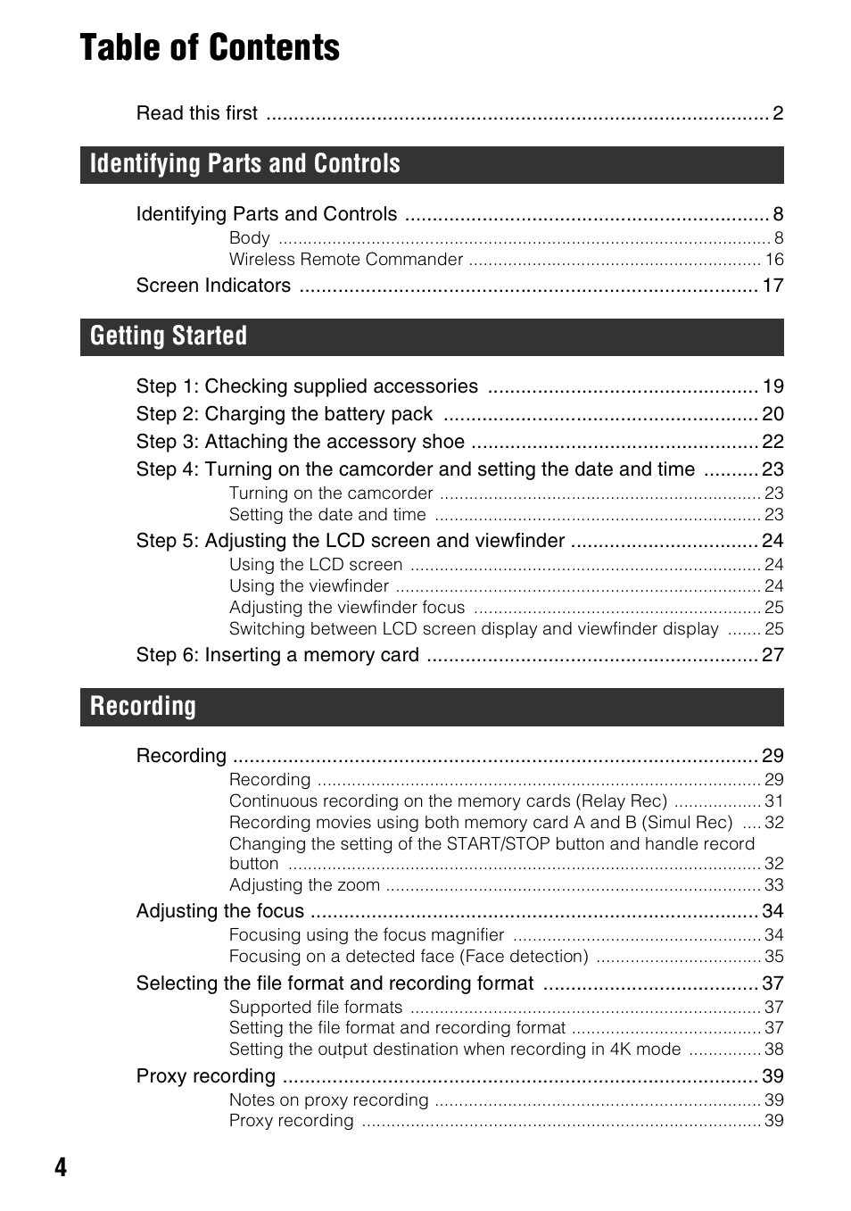 Sony BRAVIA FW-98BZ50L 98" UHD 4K HDR Commercial Monitor User Manual | Page 4 / 152