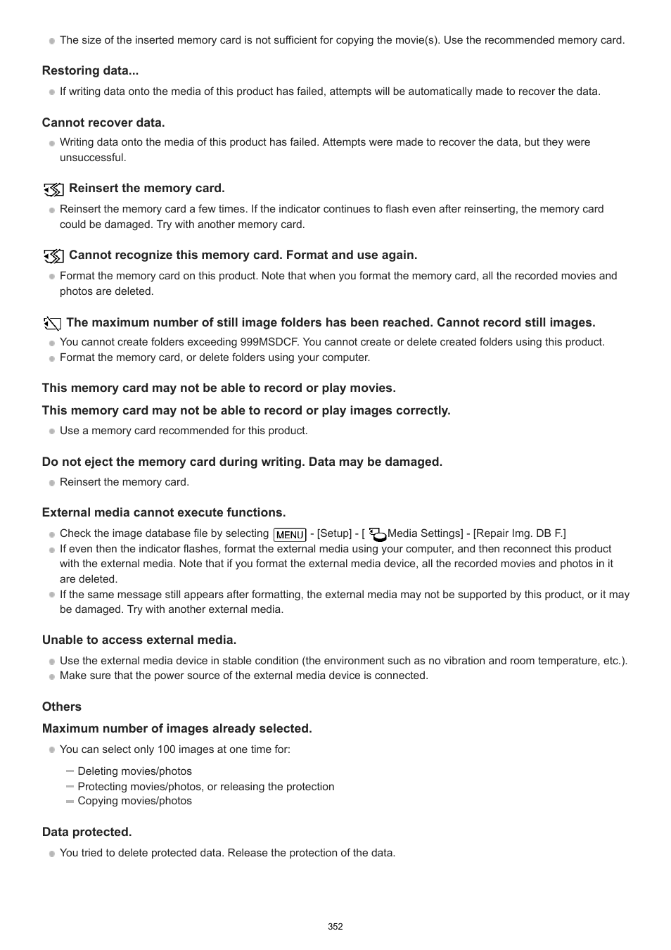 Sony BRAVIA BZ40J 100" Class 4K UHD HDR Commercial Monitor User Manual | Page 352 / 353