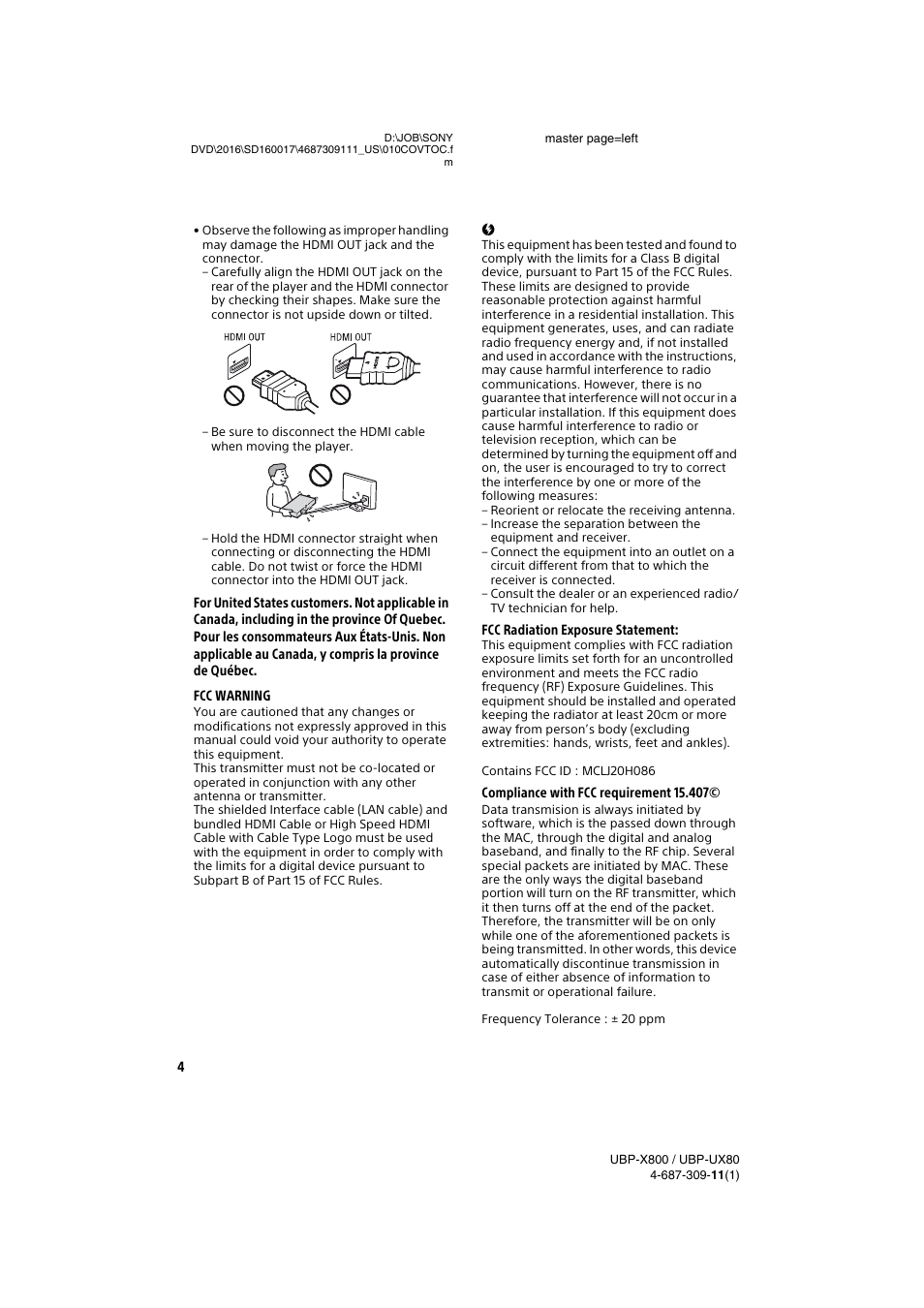 Sony Cyber-shot DSC-RX1R II Digital Camera User Manual | Page 4 / 44
