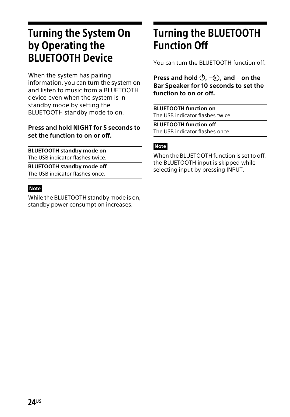 Turning the bluetooth function off | Sony a7R V Mirrorless Camera User Manual | Page 24 / 37