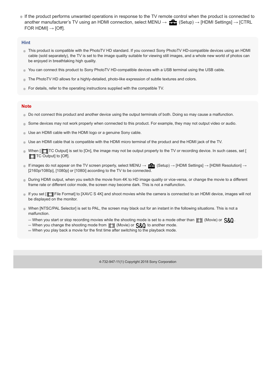 Sony a7C Mirrorless Camera (Black) User Manual | Page 271 / 642