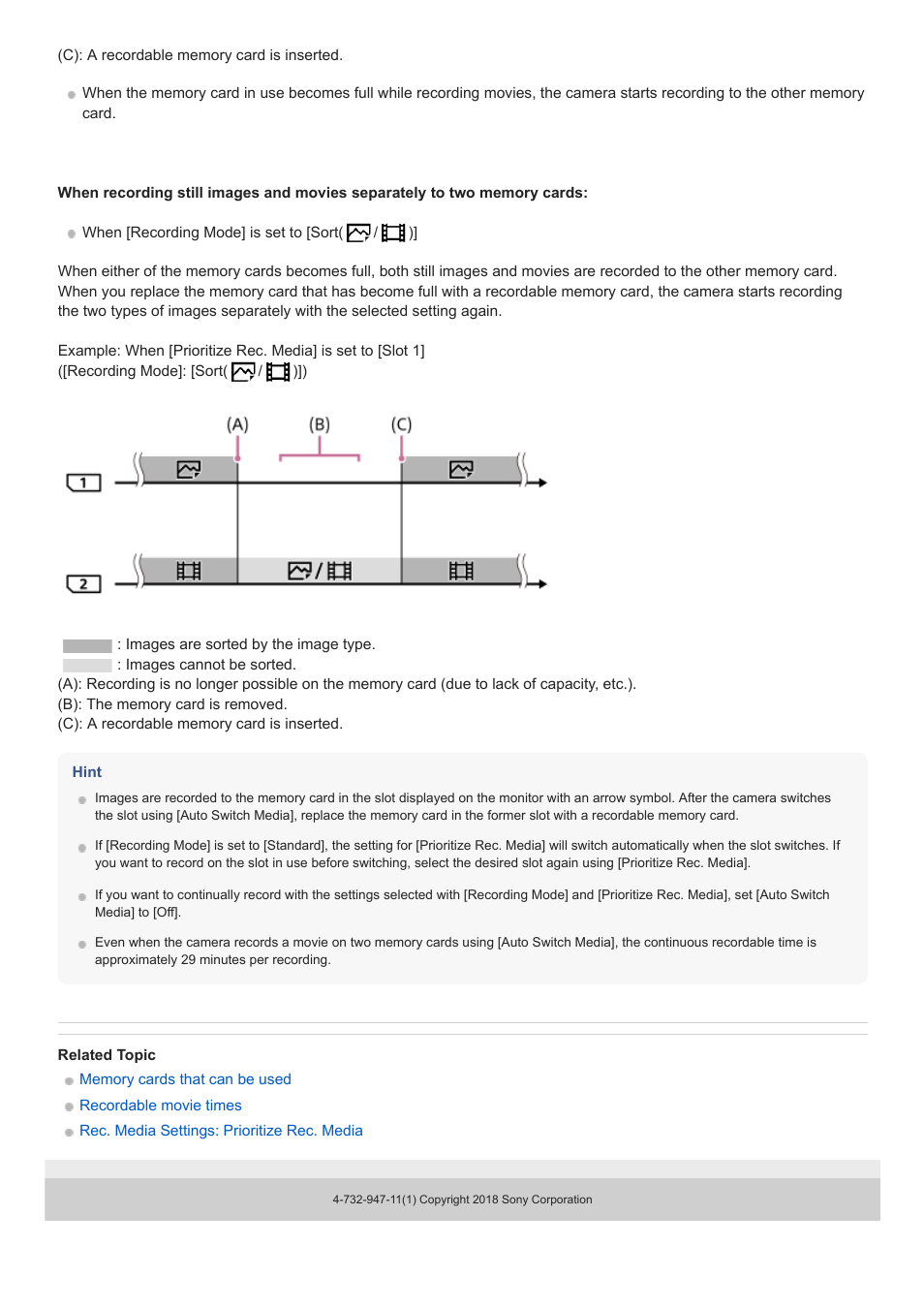 Sony a7C Mirrorless Camera (Black) User Manual | Page 306 / 642