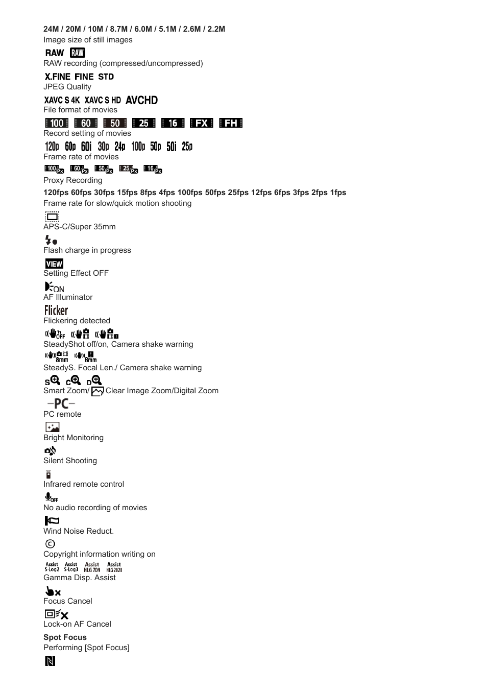 Sony a7C Mirrorless Camera (Black) User Manual | Page 38 / 642