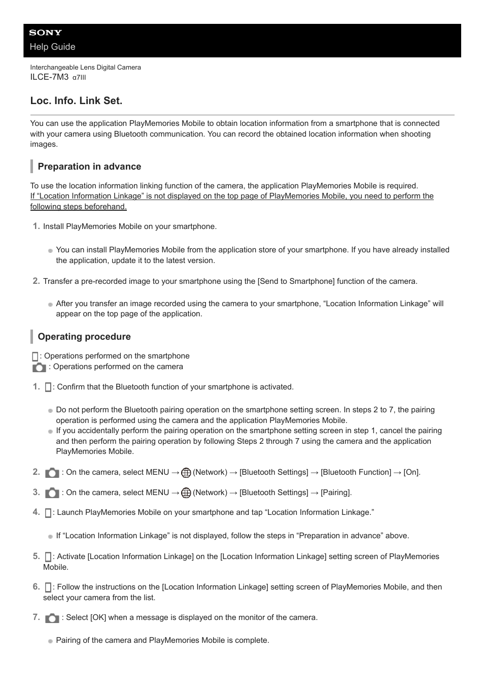 Loc. info. link set | Sony a7C Mirrorless Camera (Black) User Manual | Page 531 / 642