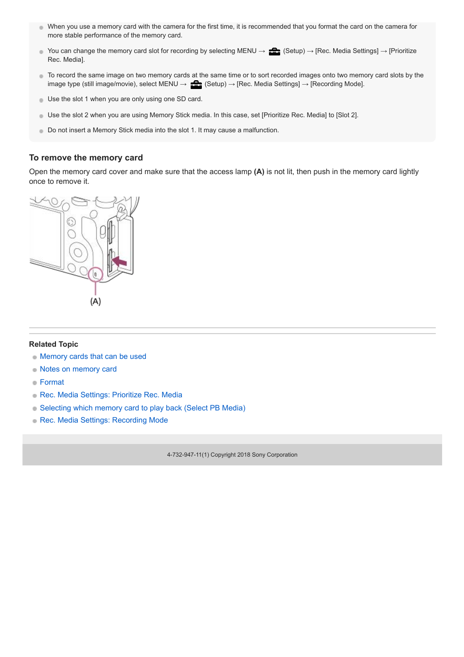 Sony a7C Mirrorless Camera (Black) User Manual | Page 60 / 642