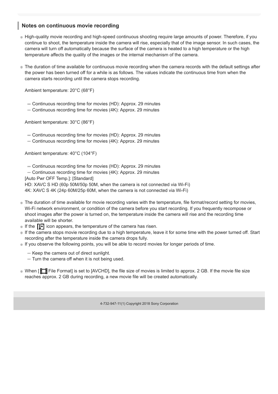 Sony a7C Mirrorless Camera (Black) User Manual | Page 618 / 642