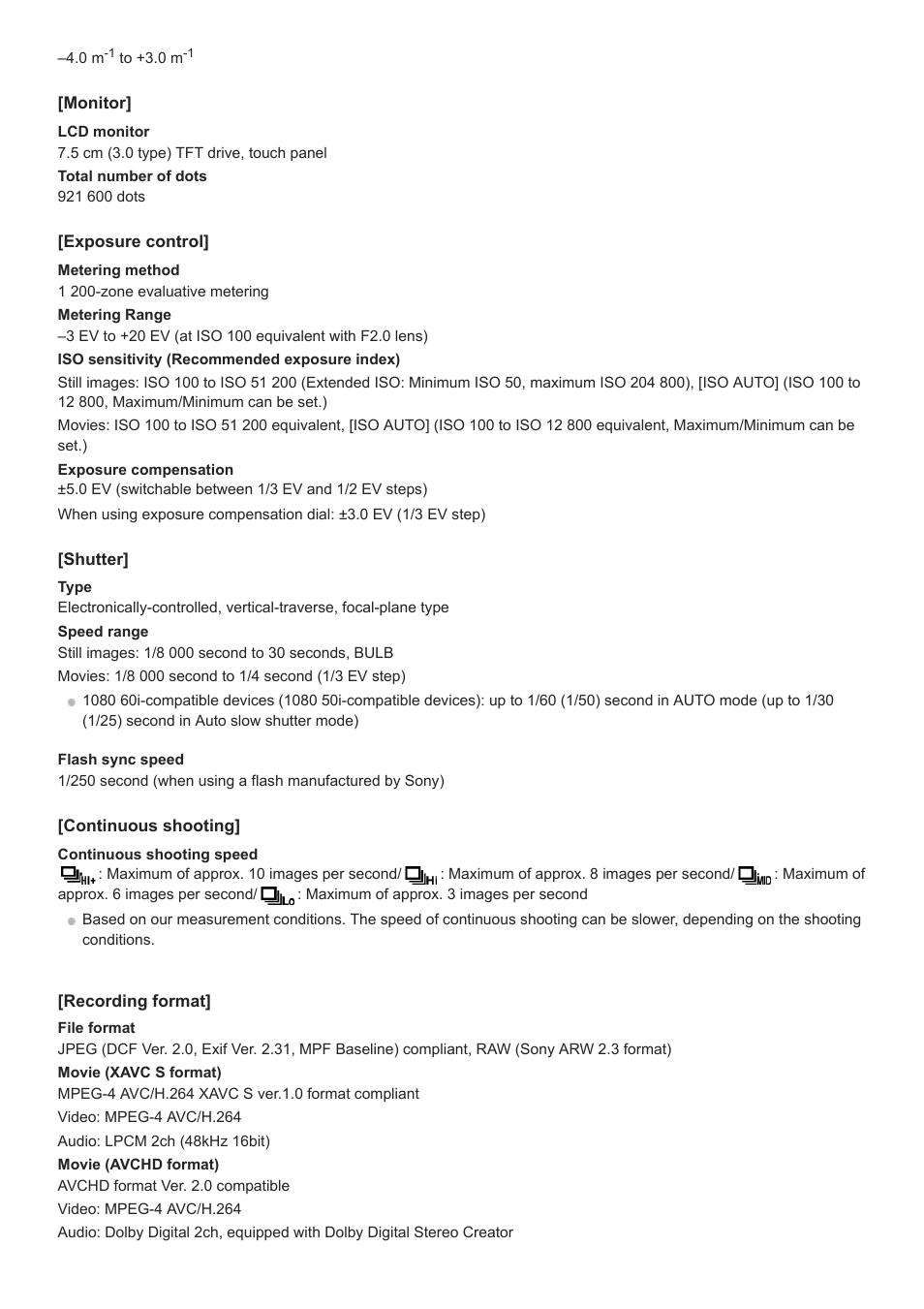 Sony a7C Mirrorless Camera (Black) User Manual | Page 623 / 642