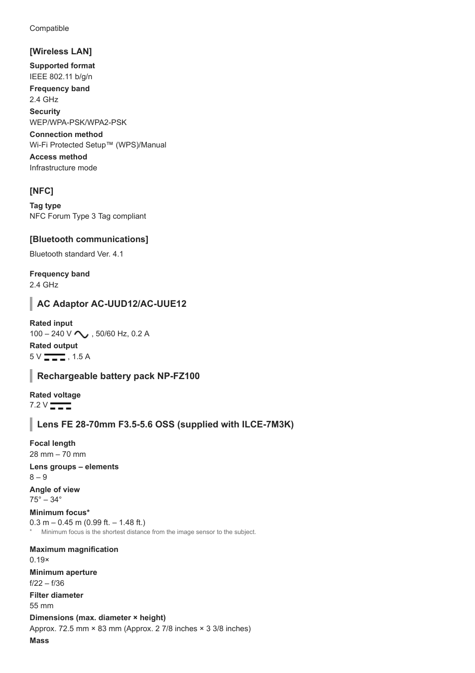 Sony a7C Mirrorless Camera (Black) User Manual | Page 625 / 642