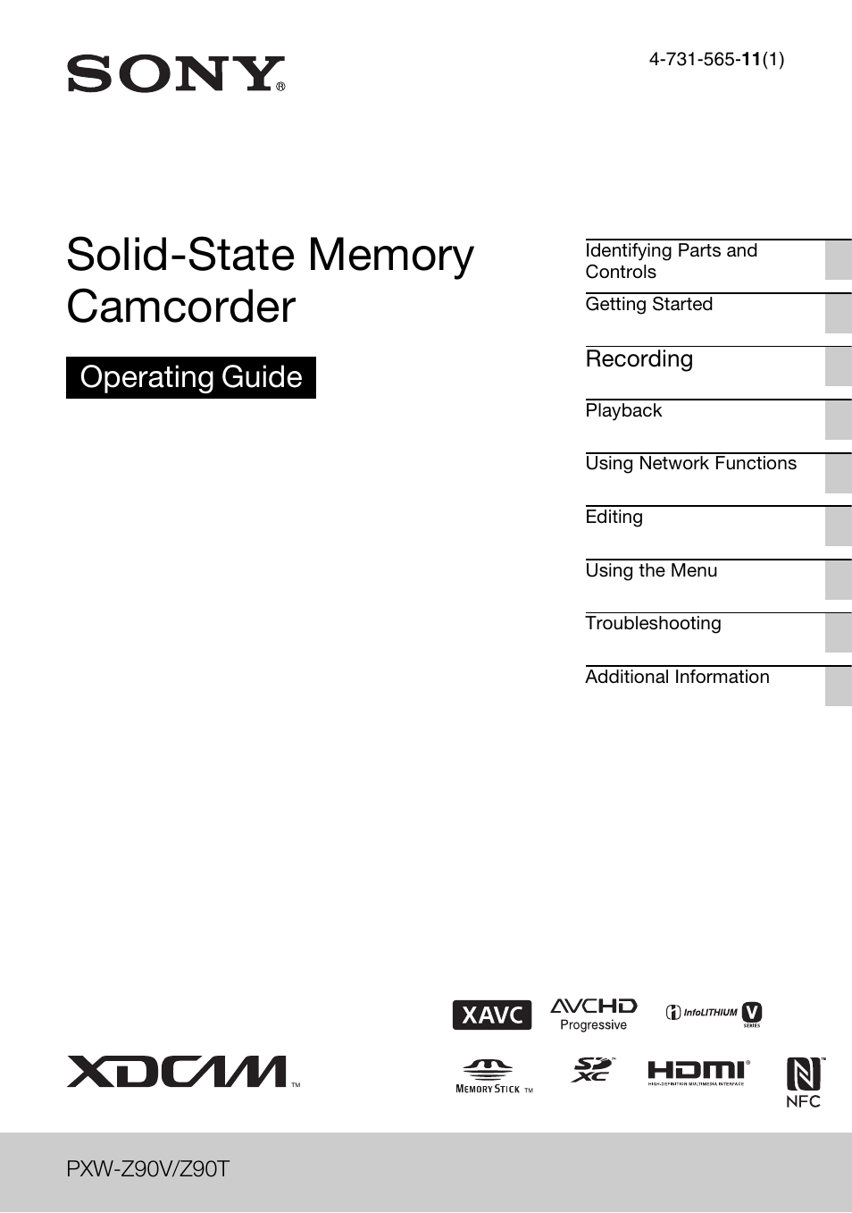 Sony a6400 Mirrorless Camera User Manual | 176 pages