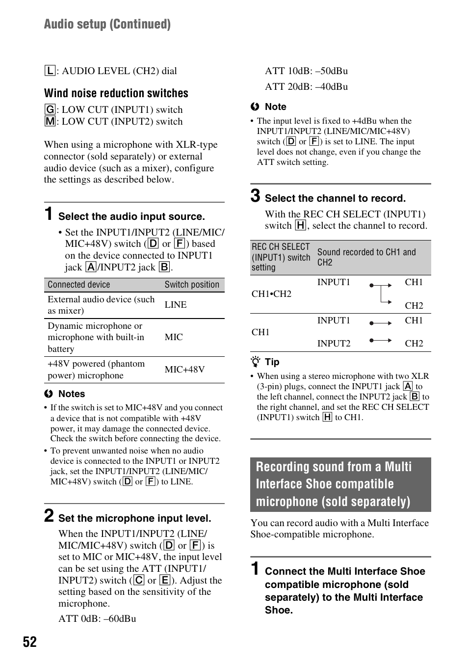 P. 52) | Sony a6400 Mirrorless Camera User Manual | Page 52 / 176