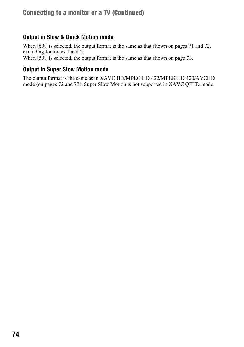 Sony a6400 Mirrorless Camera User Manual | Page 74 / 176