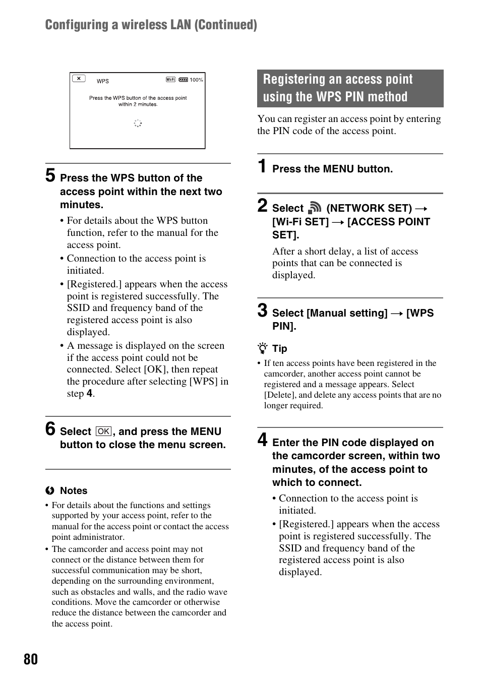 Sony a6400 Mirrorless Camera User Manual | Page 80 / 176