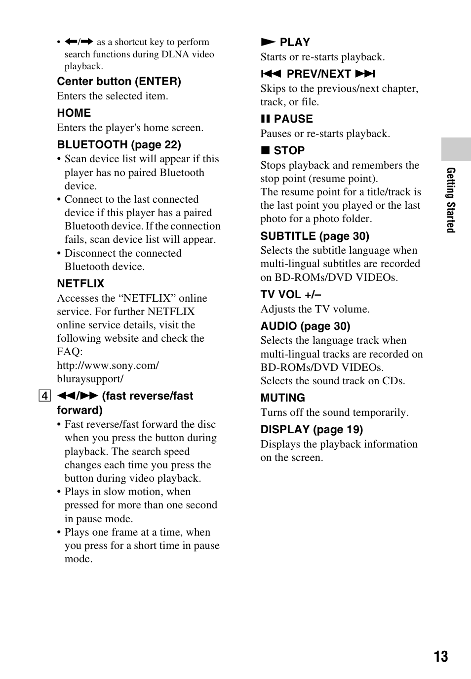 Sony a7C II Mirrorless Camera (Silver) User Manual | Page 13 / 48