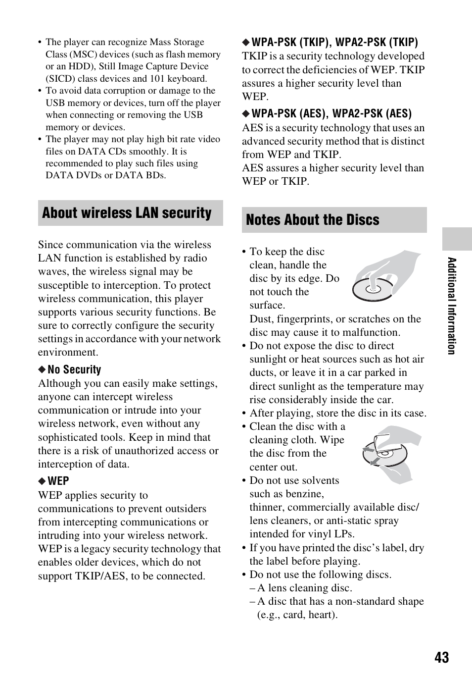 Sony a7C II Mirrorless Camera (Silver) User Manual | Page 43 / 48