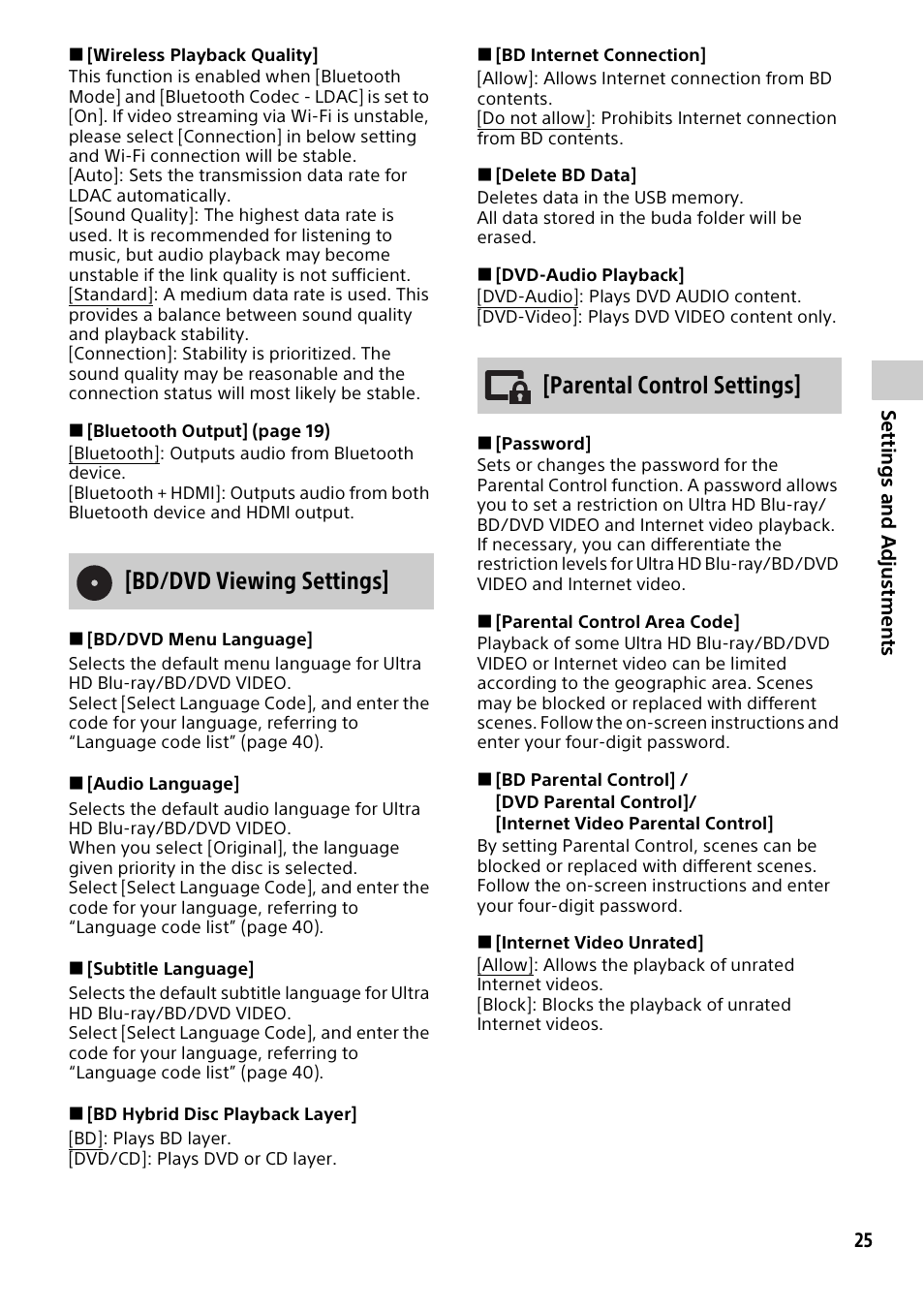 Sony a7C II Mirrorless Camera (Silver) User Manual | Page 25 / 44