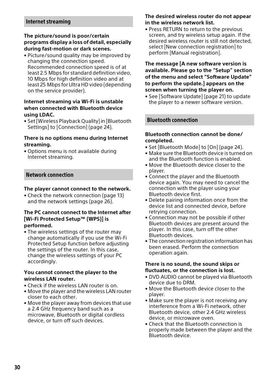 Sony a7C II Mirrorless Camera (Silver) User Manual | Page 30 / 44