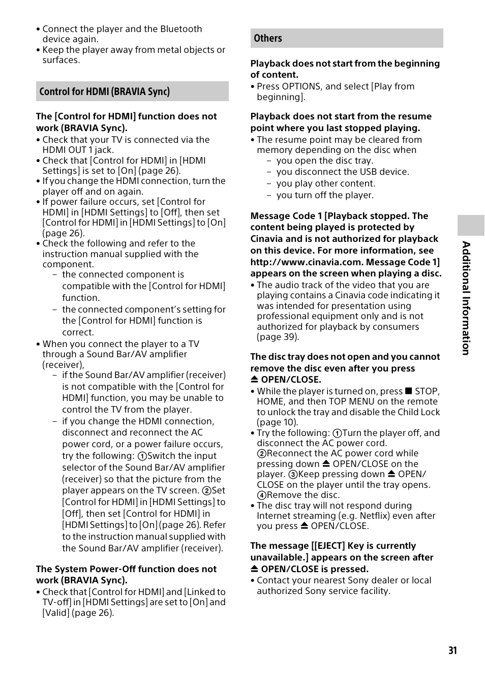 Sony a7C II Mirrorless Camera (Silver) User Manual | Page 31 / 44