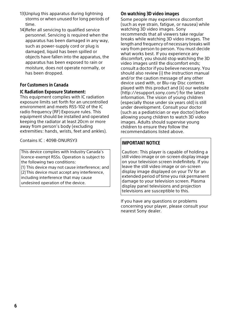 Sony a6700 Mirrorless Camera with 16-50mm Lens User Manual | Page 6 / 40