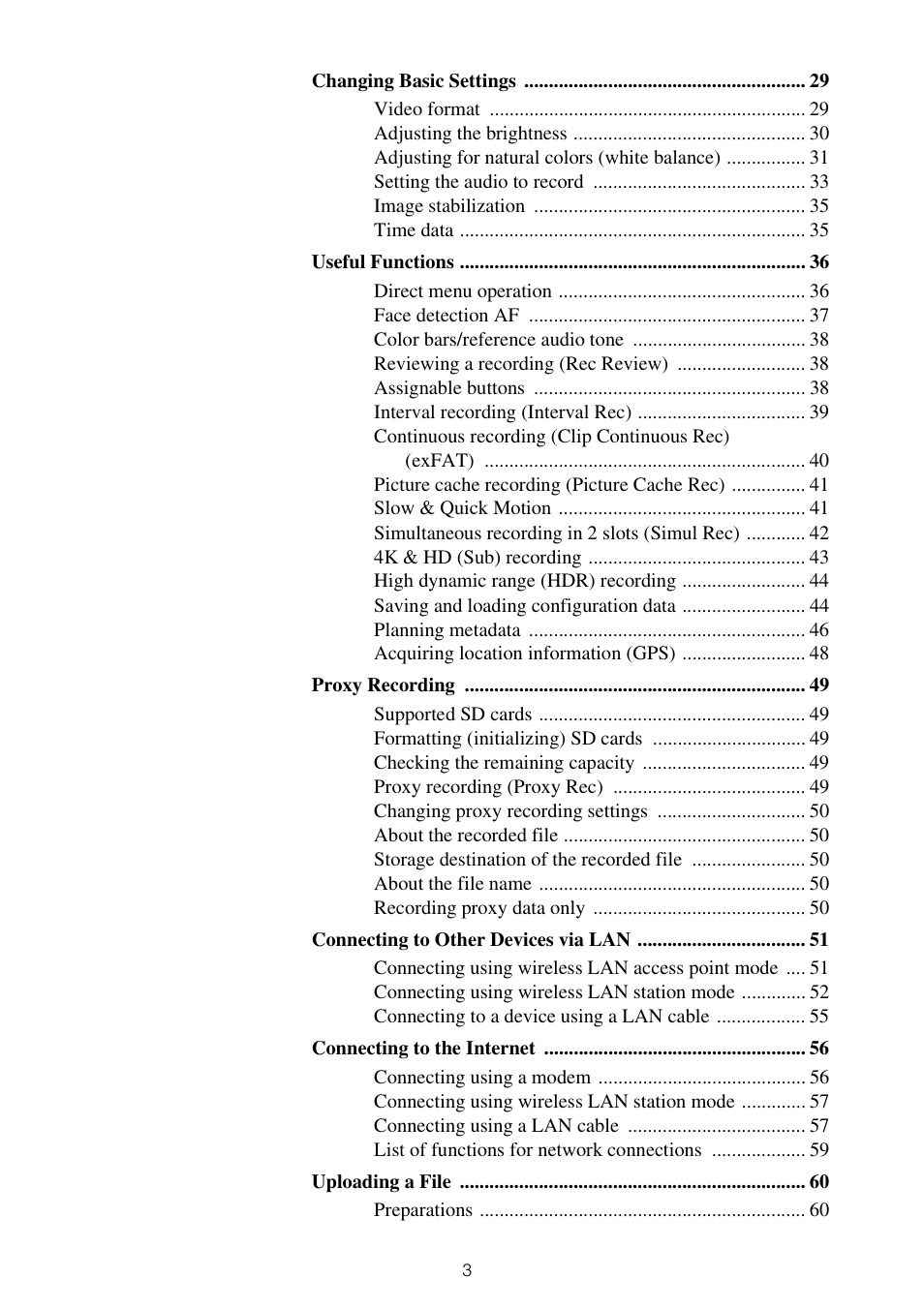 Sony ZV-1F Vlogging Camera (Black) User Manual | Page 3 / 160