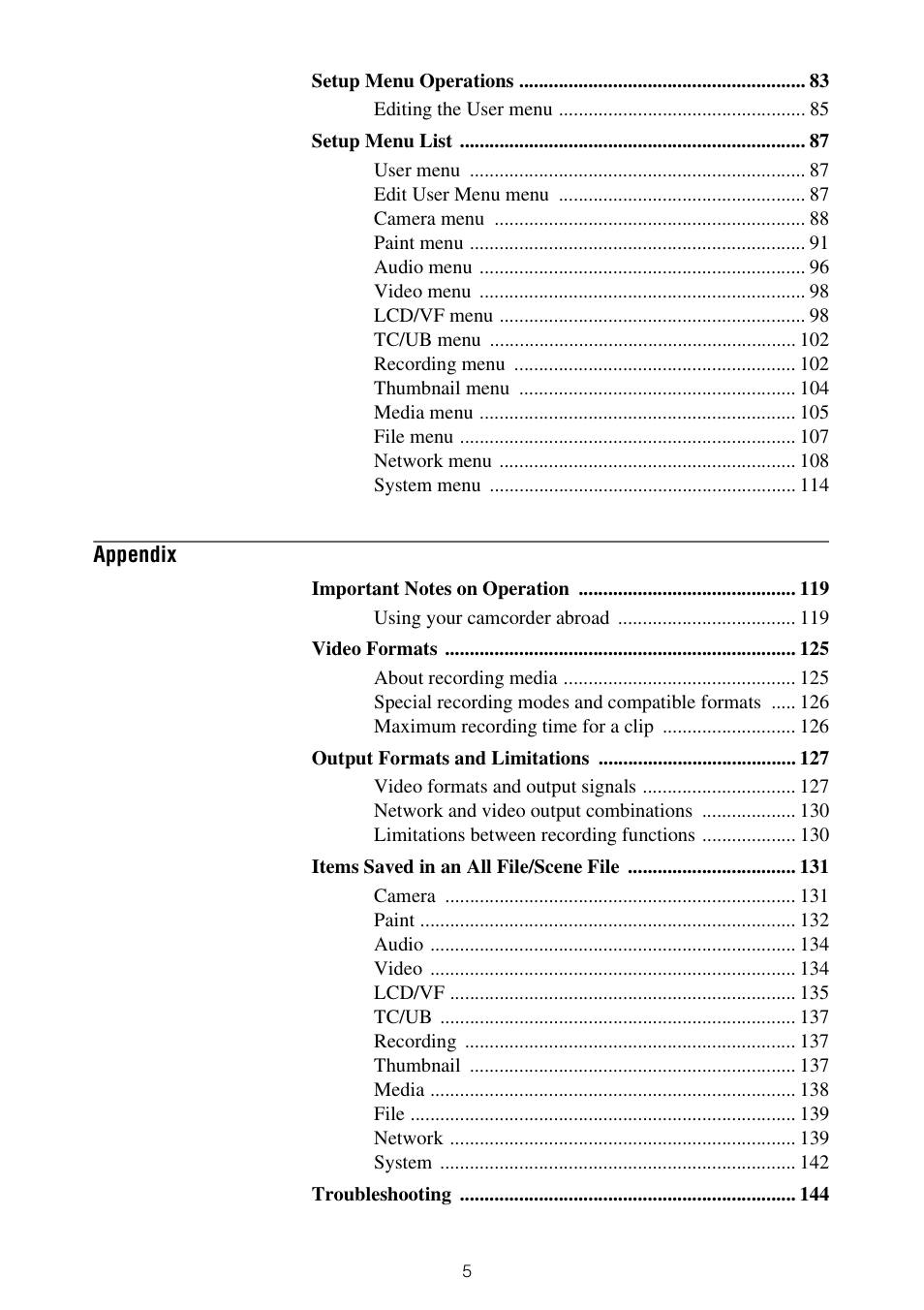 Sony ZV-1F Vlogging Camera (Black) User Manual | Page 5 / 160