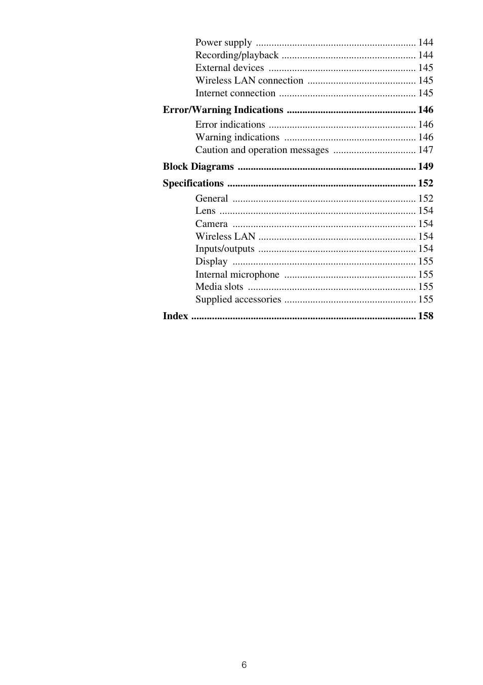 Sony ZV-1F Vlogging Camera (Black) User Manual | Page 6 / 160