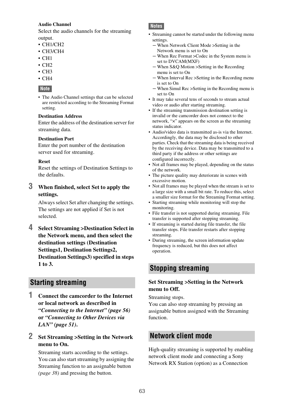 Sony ZV-1F Vlogging Camera (Black) User Manual | Page 63 / 160