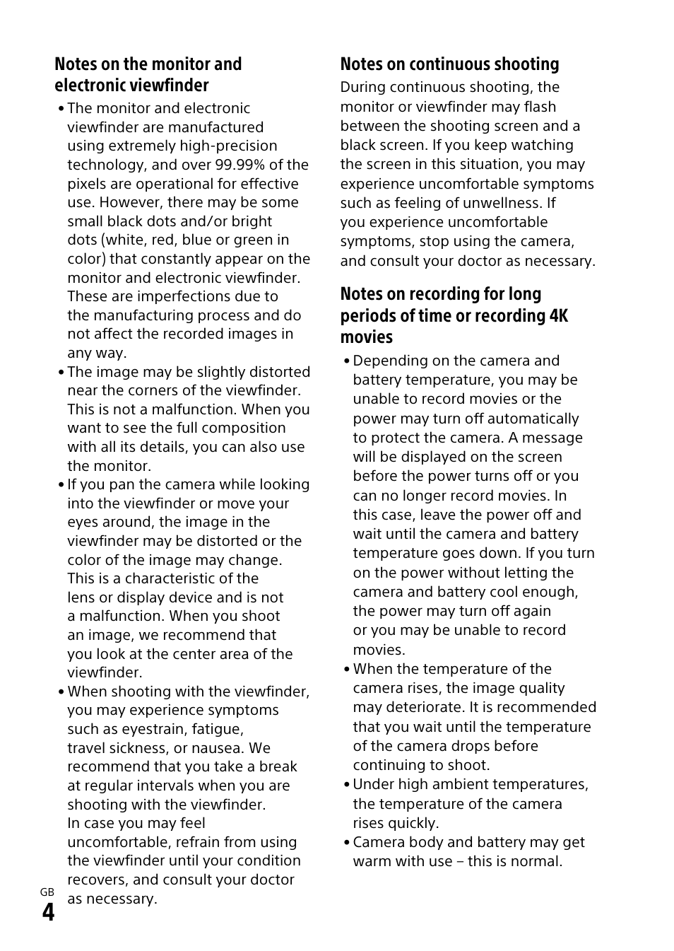 Sony VENICE 2 Digital Motion Picture Camera (8K) User Manual | Page 4 / 40