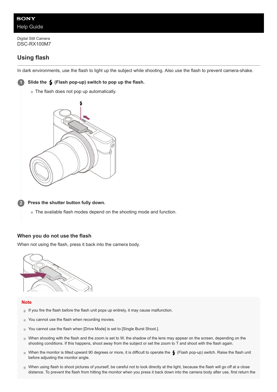 Using flash | Sony VENICE 4K Live Bundle with MultiDyne SilverBack Fiber-Optic Adapter User Manual | Page 211 / 634