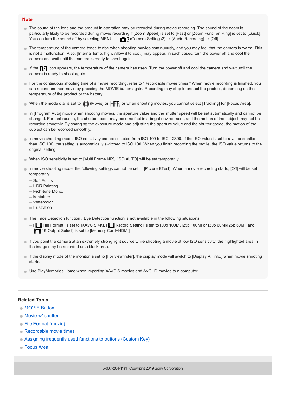 Sony VENICE 4K Live Bundle with MultiDyne SilverBack Fiber-Optic Adapter User Manual | Page 217 / 634